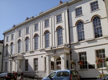Bridgwater Town Hall And Attached Railings