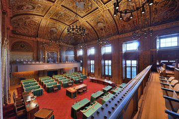 Plenaire zaal Eerste Kamer