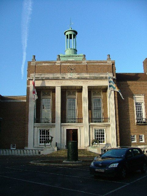 County Hall Including Terraces And Fountain